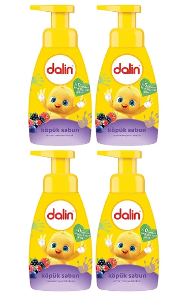 Dalin Bebek Köpük Sabunu 200 Ml Orman Meyveli x 4 Adet ürün görseli 1