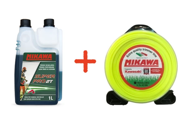 Mikawa Super Pro 2T Yağ + Mikawa Misine 3,3mm 6 Köşe ürün görseli 1