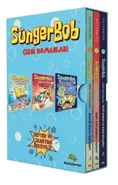 Süngerbob Çizgi Romanları- 3 Kitap Kutulu Set ürün görseli 1