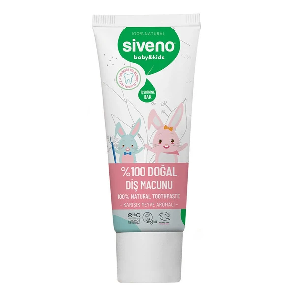 Siveno Bebek Ve Çocuklar İçin Doğal Diş Macunu 50 ml ürün görseli 1