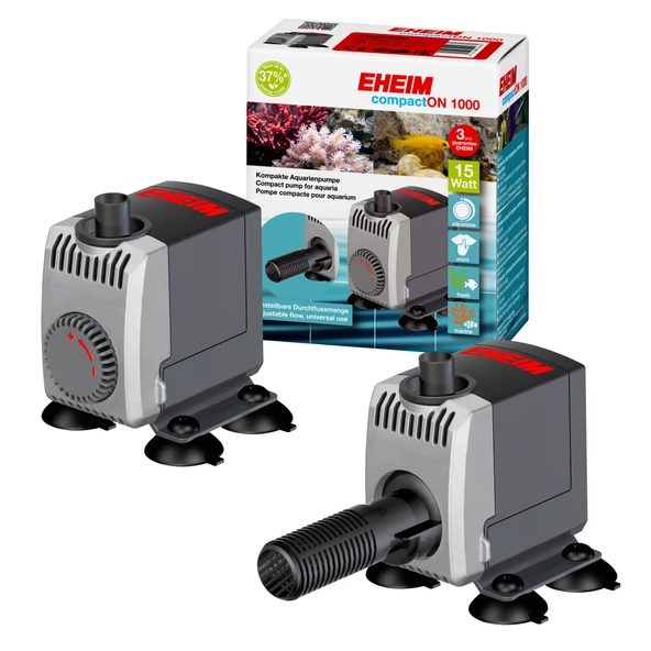 EHEIM CompactON 1000 Kafa Motoru 400–1000 L/H – Ayarlanabilir Sessiz Akvaryum Pompası ürün görseli 1