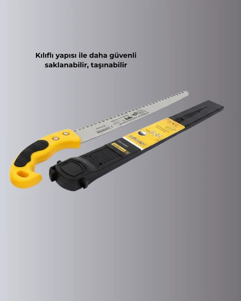 Bahçe Ve Ağaç Budama Testeresi Ergonomik Saplı - Resim 4