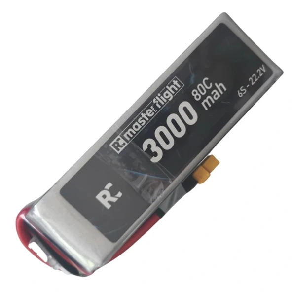 22.2V Li-po Pil 3000mah 80C 6s Lityum Polymer Batarya ürün görseli 1