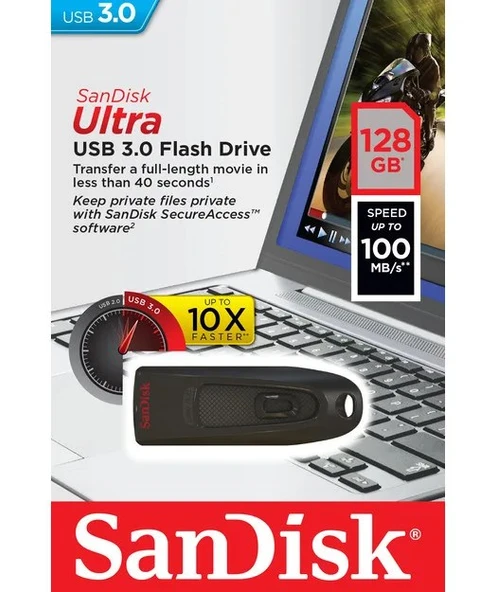 SANDISK Ultra USB 3.0 128GB - Resim 8