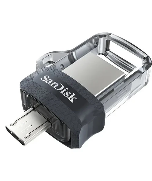 SANDISK Ultra Dual Drive m3.0 64GB Grey & Silver ürün görseli 1