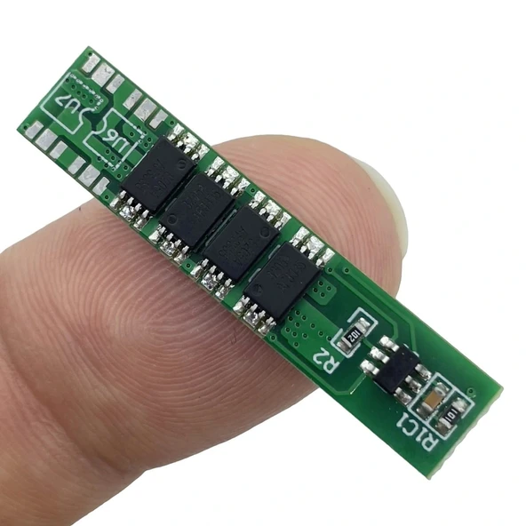 1S 10A BMS 18650 Lityum Pil Şarj Koruma Devresi - Resim 3