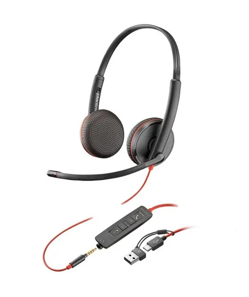 Poly BW 3225 USB-C HS +3.5mmP +USB-C/A - Resim 4