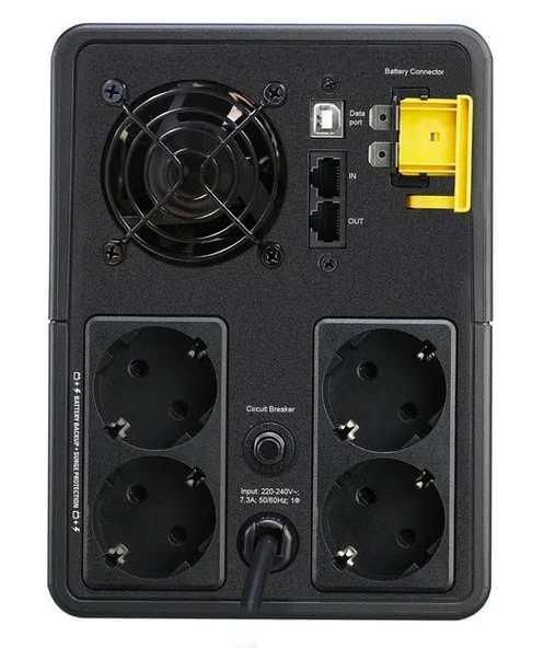 APC Back-UPS 1600VA 230V AVR 4 Schuko outlets - Resim 2