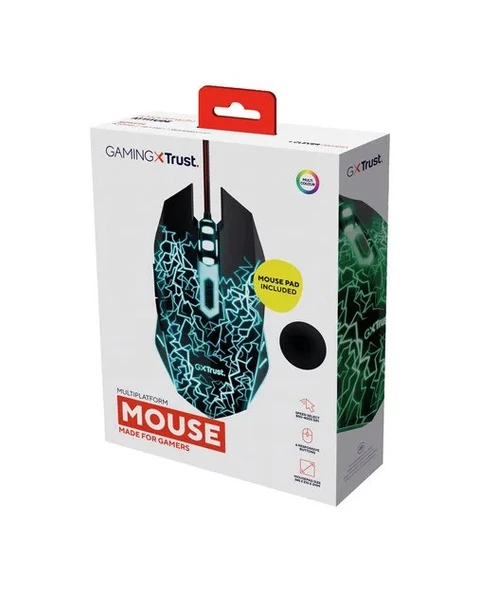 TRUST 24752 Basic Mouse ve Mousepad-Siyah 8713439247527 - Resim 7