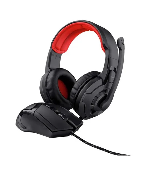 TRUST 24761 2-IN-1 Gaming Set Kulaklık + Mouse - Siyah 8713439247619 ürün görseli 1