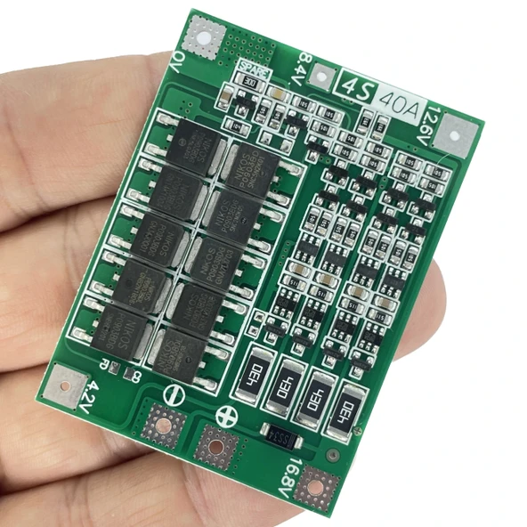 4S 40A BMS 18650 Balanslı Li-Ion Şarj Koruma Devresi - Resim 2