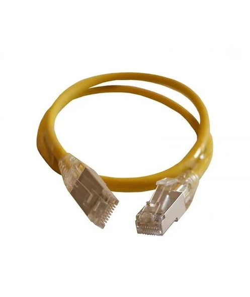 Cat6A S/FTP HD Patch Cord LSZH 0,5m Sarı ürün görseli 1
