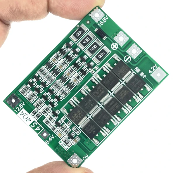 4S 40A BMS 18650 Balanslı Li-Ion Şarj Koruma Devresi ürün görseli 1