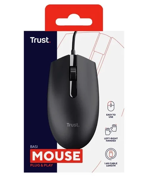 TRUST 24271 BASI WIRED MOUSE 8713439242713 - Resim 6
