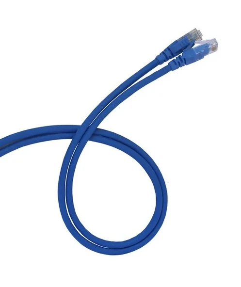Cat6 U/UTP Patch Cord LSZH 0,5m Mavi ürün görseli 1