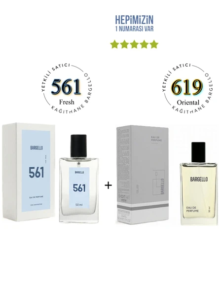 561+ 619 Erkek Parfüm Edp 50 ml Fresh / Oriental - Mnms561619 ürün görseli 1