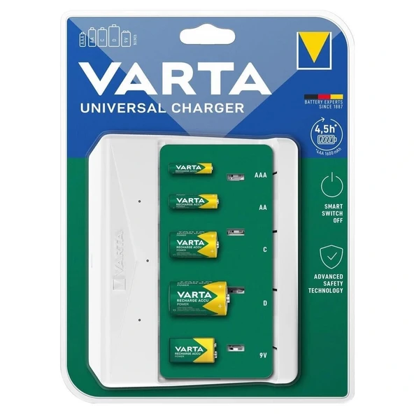 Varta 57658 Universal Pil Şarj Cihazı ürün görseli 1