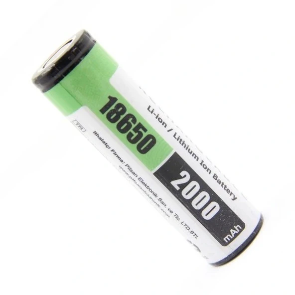 Orion 18650 2000 mAh Li-ion Pil 3C ürün görseli 1