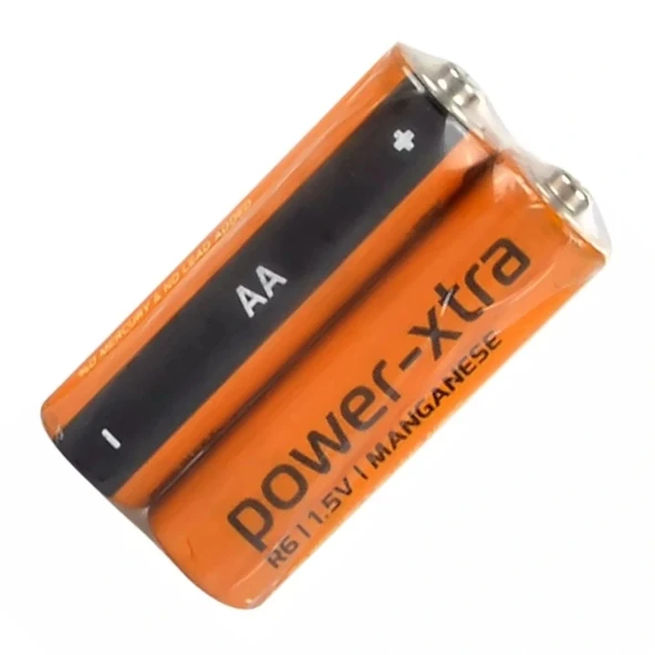 Power-Xtra AA - R06 Çinko Manganez Pil 2'li Shrink ürün görseli 1