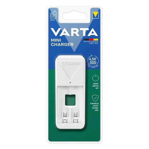 Varta 57656 Mini Pil Şarj Cihazı (Pilsiz) ürün görseli 1