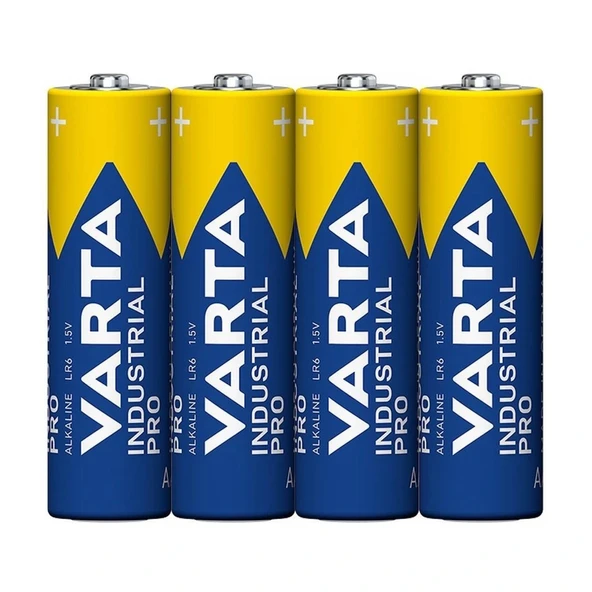 Varta 4006 Industrial Pro Alkalin AA Kalem Pil 4'lü Paket ürün görseli 1
