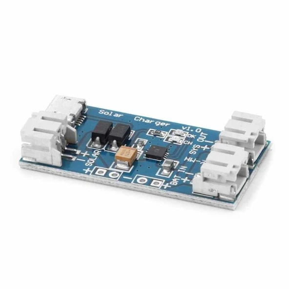 Solar Panel ile Lipo Pil Şarj Modülü 500ma - Resim 2