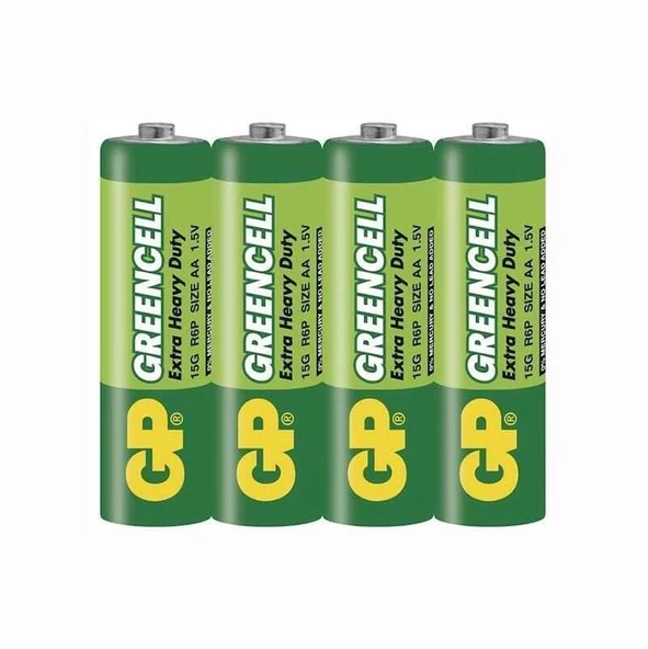 GP Greencell 4'lü Kalem Pil AA ürün görseli 1