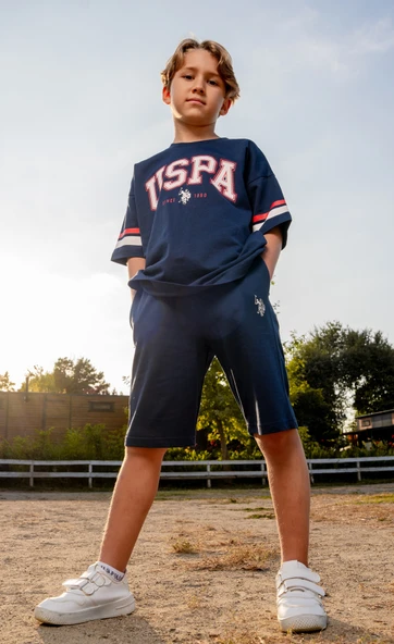 U.S. Polo Bermuda Takım US2433-4 Lacivert ürün görseli 1