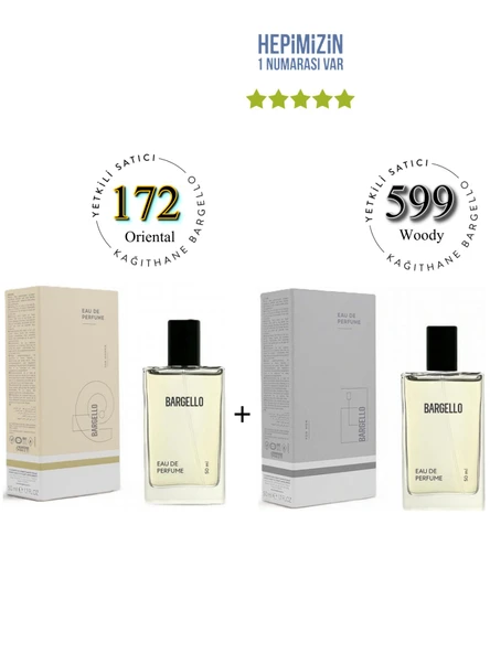 172 + 599 Kadın / Erkek Parfüm Edp 50 ml Oriental / Woody- Mnms172599 ürün görseli 1