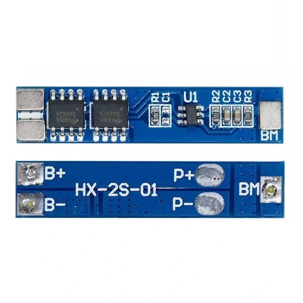 2S 5A BMS LiPo 18650 Pil Şarj Koruma Devresi - Resim 3