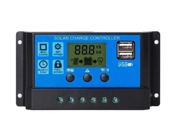 Solar Panel Akü Şarj Cihazı 20A 12/24V ürün görseli 1