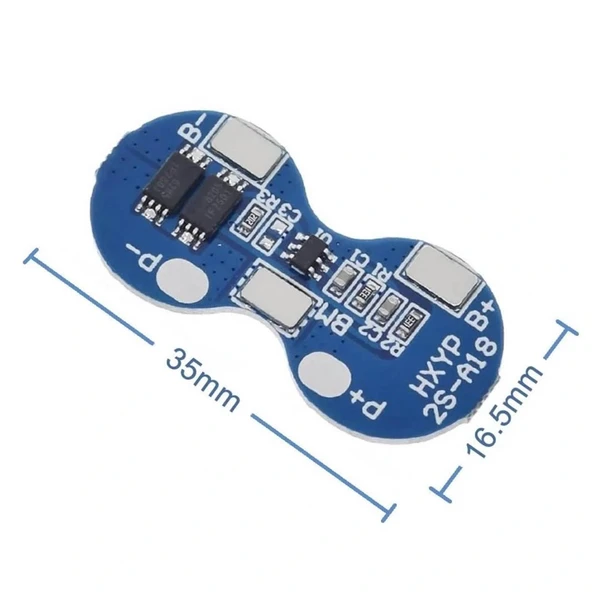 2S 4A BMS 7.4V 18650 BMS Lityum Pil Koruma Devresi - Resim 5