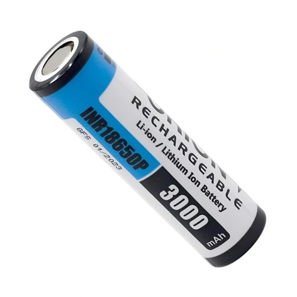Orion 18650p 3.7V 3000mAh 10C Şarj Edilebilir Li-ion Pil ürün görseli 1