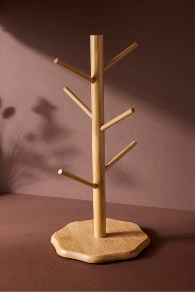 Perotti Bamboo Çiçek Desenli Bardak Askılığı - Resim 2
