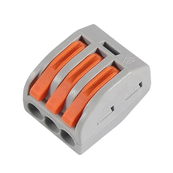 IC-272A 3 Pin Vidasız Tek Yön Mandallı Buat Klemensi CH-213 ürün görseli 1