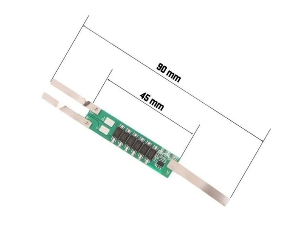 2S 9A 7.4V LiPo / Li-Ion / 18650 BMS Batarya Koruyucu Balans Devresi ürün görseli 1