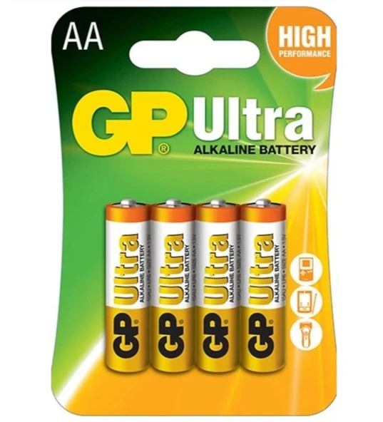 GP LR6 1.5V Alkalin AA Kalem Pil 4'lü ürün görseli 1