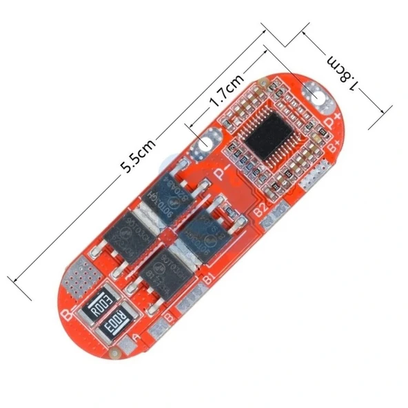 5S 25A BMS 18650 Lityum Pil Şarj Koruma Devresi - Resim 5