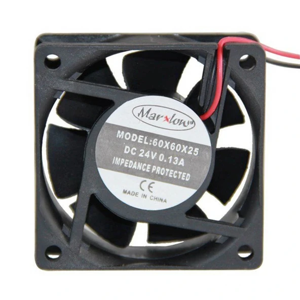 IC-216 Kare Fan 60x60x25mm 24V DC ürün görseli 1