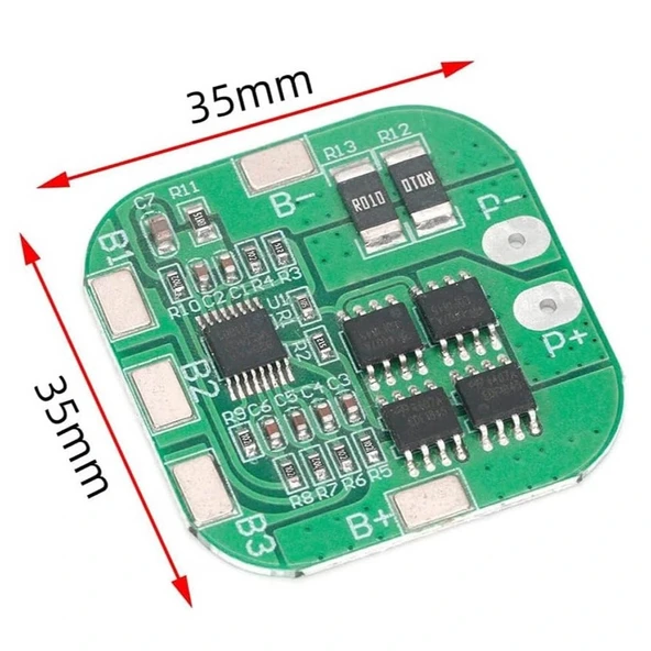 4S 20A BMS 18650 Lipo Pil Balans Koruma Devresi - Resim 2