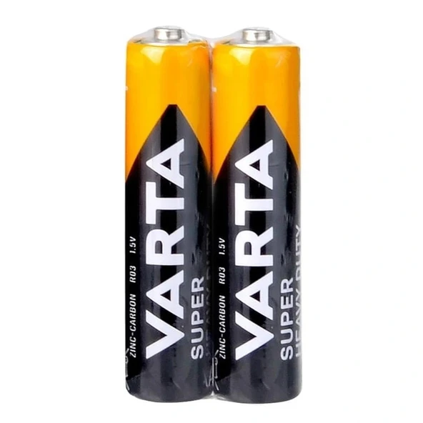 Varta Superlife Çinko-Karbon AAA İnce Kalem Pil 2'li ürün görseli 1