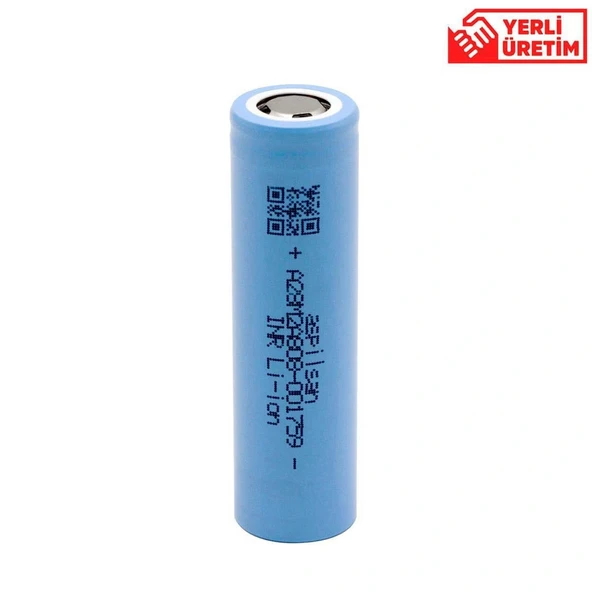 Aspilsan INR18650A28 3.7V 2800mAh Şarj Edilebilir Li-ion Pil ürün görseli 1