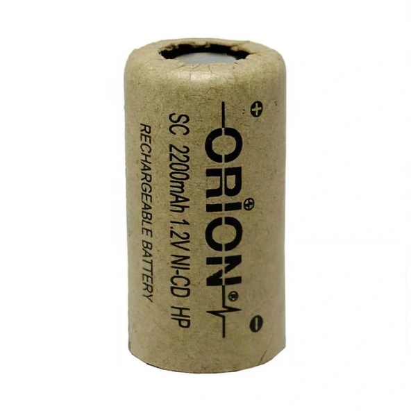 Orion 1.2V Ni-Cd SC 2200mAh Şarj Edilebilir Pil - HP ürün görseli 1