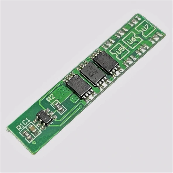 1S 5A BMS 3.7V 18650 Lityum Pil Koruma Devresi ürün görseli 1