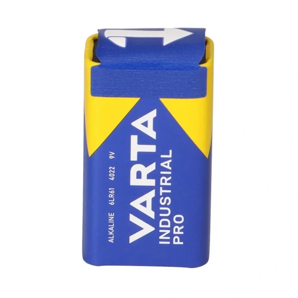 Varta 4022 Industrial 9V Pro Alkalin Pil - Resim 3