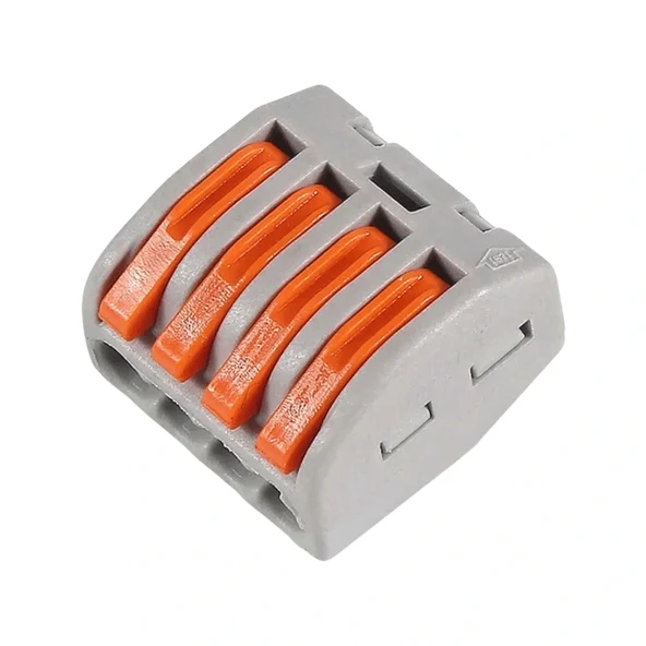 IC-272A 4 Pin Vidasız Tek Yön Mandallı Buat Klemensi CH-214 ürün görseli 1