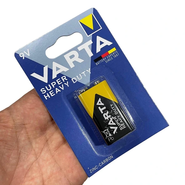 Varta Superlife Manganez 9V Pil - Resim 2