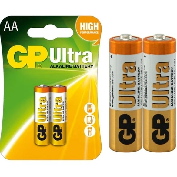 GP LR6 1.5V Alkalin AA Kalem Pil 2'li ürün görseli 1