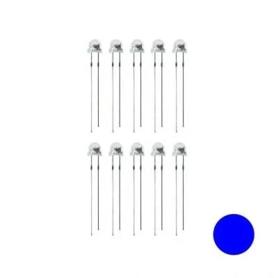 4.8mm Mavi Mantar Led Paketi - 10 Adet ürün görseli 1