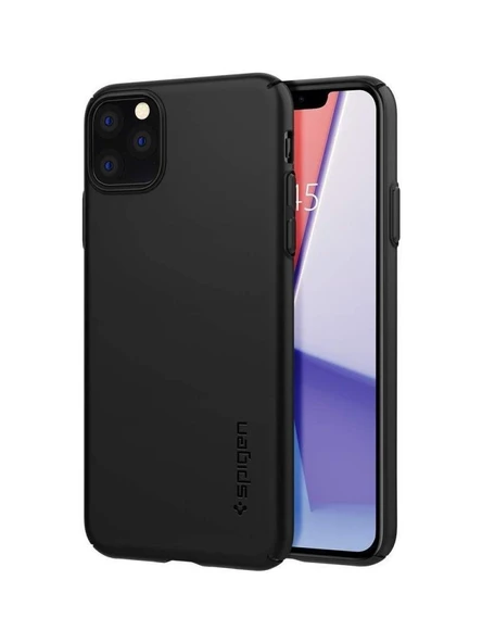 Spigen iPhone 11 Pro Max ile Uyumlu Kılıf Thin Fit Air Black ürün görseli 1